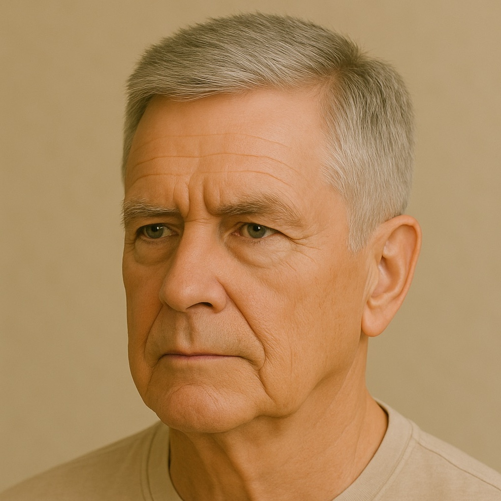 Discount senior men's haircut