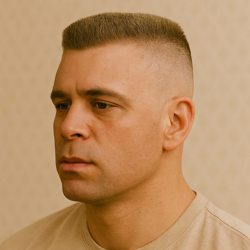 Men's Flat Top Haircut