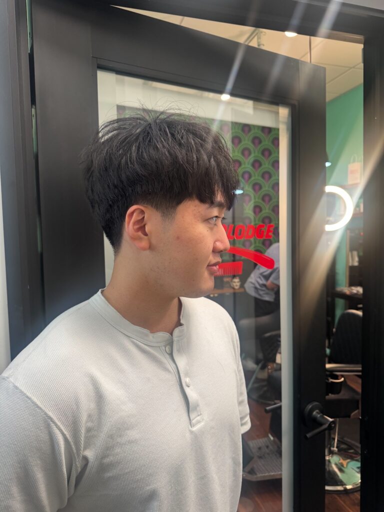 Men's Asian/Korean Two-Block Haircut