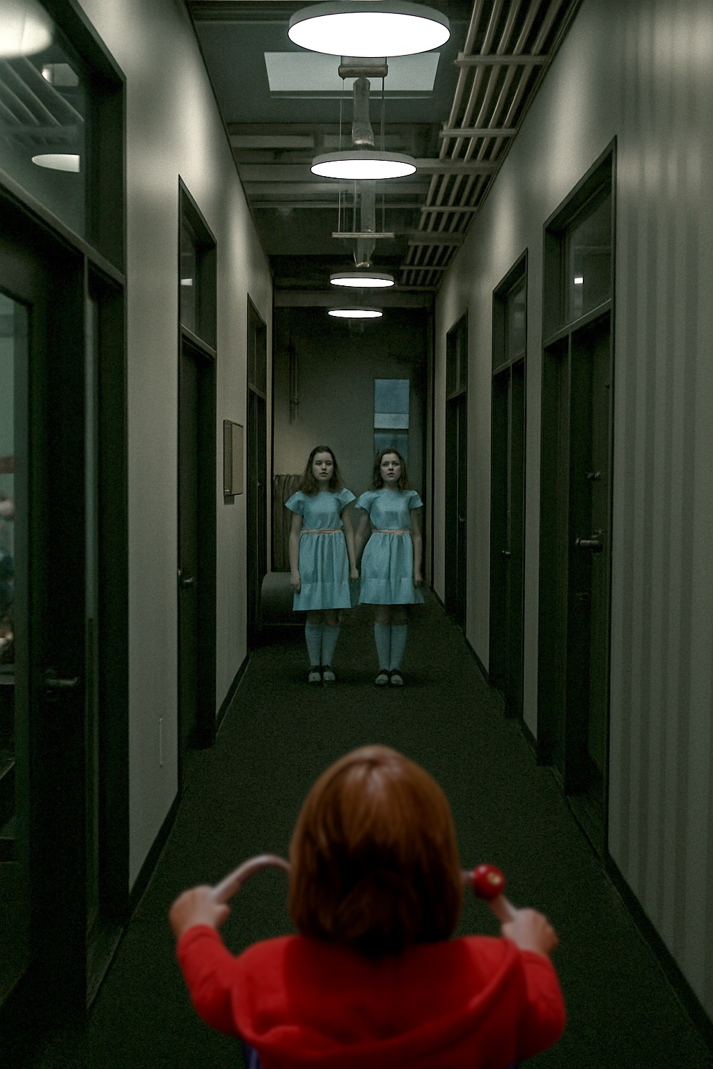Salon Republic hallway with Grady Sisters