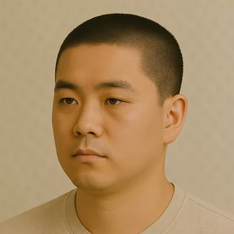Men's buzz cut