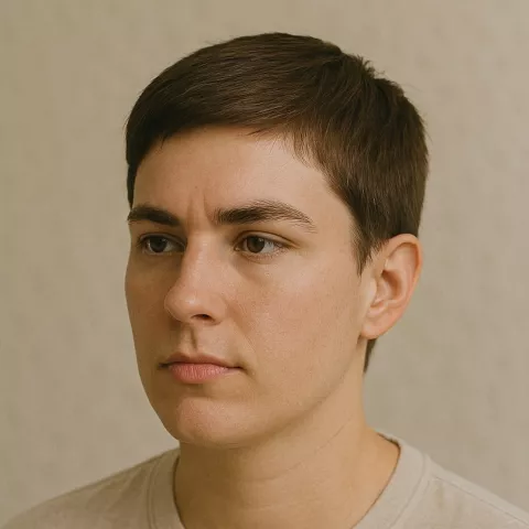 Women's pixie cut